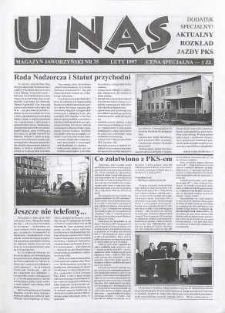 U Nas : miesięcznik jaworzyński, 1997, nr 35