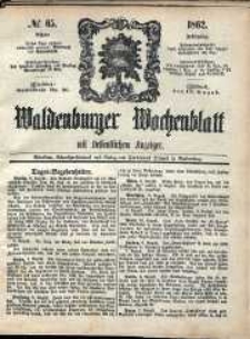 Waldenburger Wochenblatt, Jg. 8, 1862, nr 65