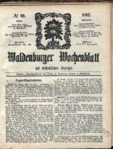 Waldenburger Wochenblatt, Jg. 8, 1862, nr 69