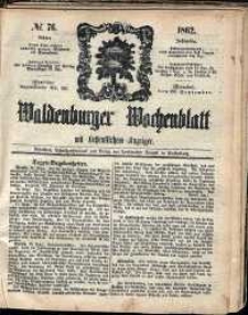 Waldenburger Wochenblatt, Jg. 8, 1862, nr 76