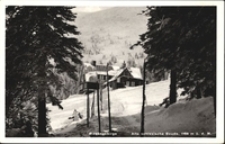 Karkonosze - schronisko Pod Łabskim Szczytem / Alte schlesische Baude, widok zimowy [Dokument ikonograficzny]