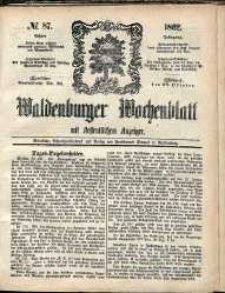 Waldenburger Wochenblatt, Jg. 8, 1862, nr 87