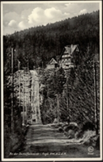 An der Zackelfallbaude i. Rsgb. 846 m ü. d. M. [Dokument ikonograficzny]