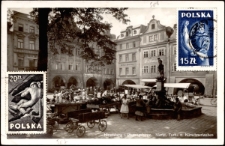 Hirschberg i. Riesengebirge. Markt, Tuch - u. Kürschnerlauben [Dokument ikonograficzny]