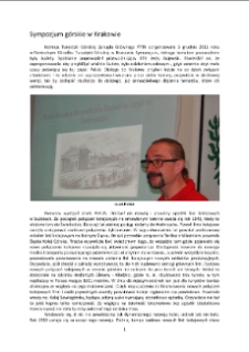 Sympozjum górskie w Krakowie [Dokument elektroniczny]