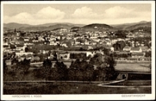 Hirschberg i. Rsgb. Gesamtansicht [Dokument ikonograficzny]