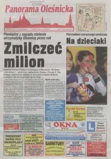 Panorama Oleśnicka: tygodnik Ziemi Oleśnickiej, 2000, nr 3 (462)