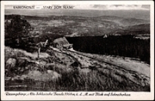 Riesengebirge, Alte Schlesische Baude 1168 m ü.d. M. mit Blick auf Schreiberhau [Dokument ikonograficzny]