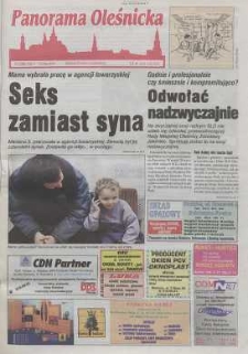 Panorama Oleśnicka: tygodnik Ziemi Oleśnickiej, 2000, nr 9 (468)