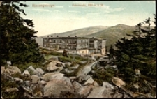 Riesengebirge. Die Reifträgerbaude. Peterbaude 1285 m ü. M. [Dokument ikonograficzny]