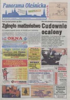 Panorama Oleśnicka: tygodnik Ziemi Oleśnickiej, 2000, nr 62 (521)