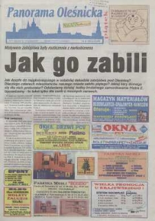 Panorama Oleśnicka: tygodnik Ziemi Oleśnickiej, 2000, nr 70 (529)
