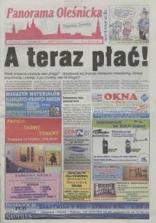 Panorama Oleśnicka: tygodnik Ziemi Oleśnickiej, 2000, nr 85 (544)