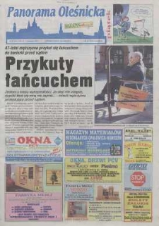 Panorama Oleśnicka: tygodnik Ziemi Oleśnickiej, 2000, nr 88 (547)
