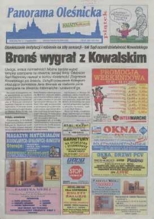 Panorama Oleśnicka: tygodnik Ziemi Oleśnickiej, 2000, nr 96 (555)