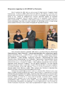 Wręczono nagrody na XX OPKKiT w Poznaniu [Dokument elektroniczny]