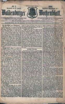 Waldenburger Wochenblatt, Jg. 27, 1881, nr 7