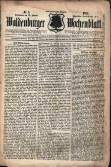 Waldenburger Wochenblatt, Jg. 27, 1881, nr 9
