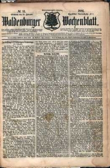 Waldenburger Wochenblatt, Jg. 27, 1881, nr 14