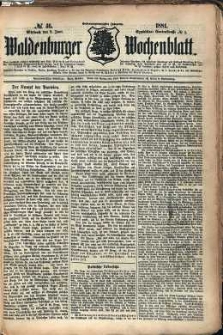 Waldenburger Wochenblatt, Jg. 27, 1881, nr 46