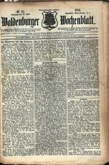 Waldenburger Wochenblatt, Jg. 27, 1881, nr 52