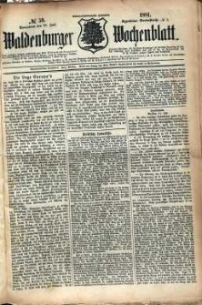 Waldenburger Wochenblatt, Jg. 27, 1881, nr 59