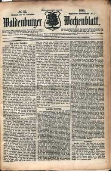 Waldenburger Wochenblatt, Jg. 27, 1881, nr 92