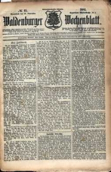 Waldenburger Wochenblatt, Jg. 27, 1881, nr 95