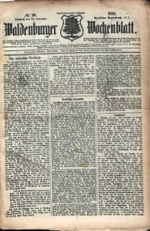 Waldenburger Wochenblatt, Jg. 27, 1881, nr 96