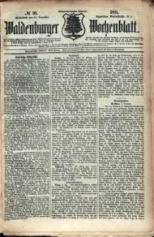 Waldenburger Wochenblatt, Jg. 27, 1881, nr 99