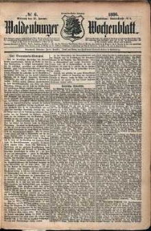 Waldenburger Wochenblatt, Jg. 32, 1886, nr 6