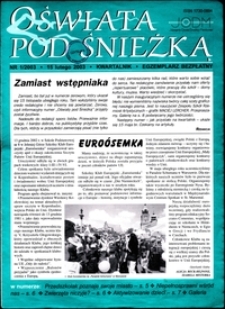 Oświata pod Śnieżką, 2003, nr 1 (1)