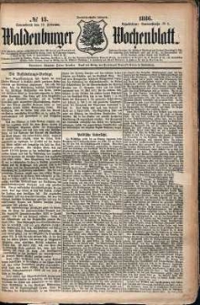 Waldenburger Wochenblatt, Jg. 32, 1886, nr 13