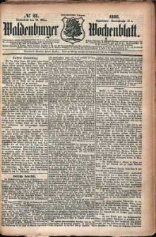 Waldenburger Wochenblatt, Jg. 32, 1886, nr 23