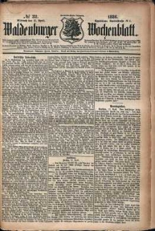 Waldenburger Wochenblatt, Jg. 32, 1886, nr 32