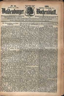 Waldenburger Wochenblatt, Jg. 32, 1886, nr 40