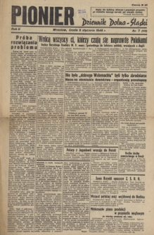 Pionier : Dziennik Dolno-Śląski, R. 2, 1946, nr 7 (111)