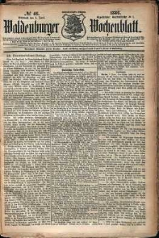 Waldenburger Wochenblatt, Jg. 32, 1886, nr 46