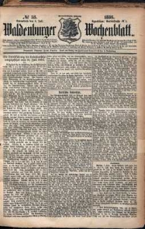 Waldenburger Wochenblatt, Jg. 32, 1886, nr 53