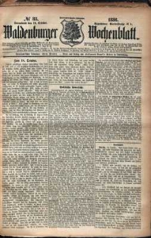 Waldenburger Wochenblatt, Jg. 32, 1886, nr 83