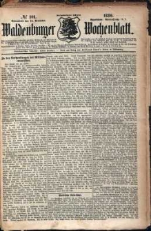 Waldenburger Wochenblatt, Jg. 32, 1886, nr 101