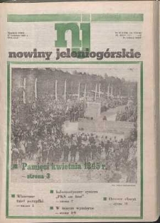 Nowiny Jeleniogórskie : tygodnik PZPR, R. 28, 1985, nr 16 (1376)