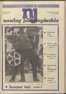 Nowiny Jeleniogórskie : tygodnik PZPR, R. 28, 1985, nr 33 (1393)