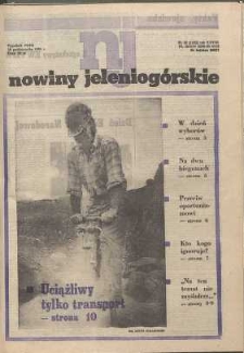 Nowiny Jeleniog&oacute;rskie : tygodnik PZPR, R. 28, 1985, nr 42 (1402)