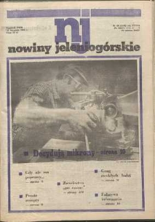 Nowiny Jeleniogórskie : tygodnik PZPR, R. 28, 1985, nr 46 (1406)
