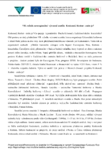 VII. ročník euroregionální výtvarné soutěže Krakonoš, Krabat - znáte je? [Dokument elektroniczny]