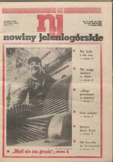 Nowiny Jeleniog&oacute;rskie : tygodnik PZPR, R. 29, 1986, nr 17 (1129!)
