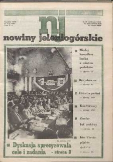 Nowiny Jeleniogórskie : tygodnik PZPR, R. 29, 1986, nr 20 (1132!)