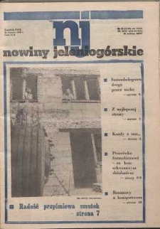 Nowiny Jeleniogórskie : tygodnik PZPR, R. 29, 1986, nr 25 (1139!)
