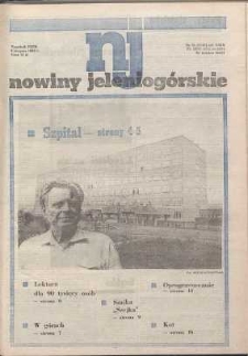 Nowiny Jeleniog&oacute;rskie : tygodnik PZPR, R. 29, 1986, nr 31 (1145!)